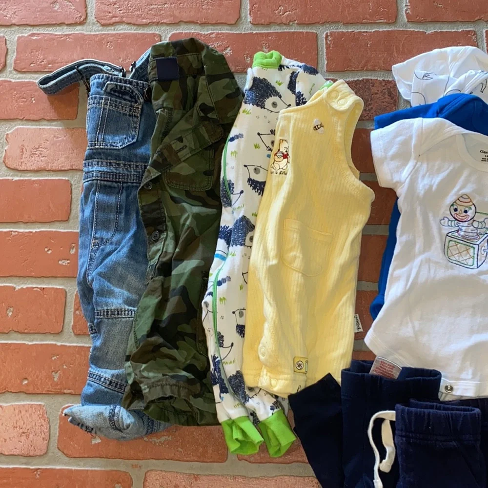 Babyboy 3/6m spring/summer romper onesie bundle!!